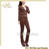 Fashion High Quality Cotton Custom Women Tracksuit Set Wholesale