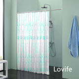 Shower Curtain Bathroom Waterproof Curtain (JG-242)