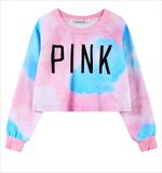 Womens Pullover Long Sleeve Crop Sweater Harajuku (ELTSTJ-725)