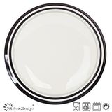 27cm Ceramic Dinner Plate with Circle Design
