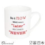 11oz Ceramic Mug with Words Decal Design