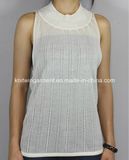 European Fashion Sleeveless Cotton Sweater
