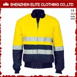 Wholesale Men High Visibility Safety Reflective Bomber Jacket