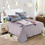 Velvet and Cotton Bed Cover Cheap Designer Bedding Bedspread Set