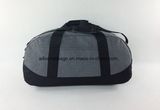 Two Tone Polyester Fabric Travel Sports Weekend Duffle Bag