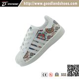 Classic Kids Casual Shoes Skate PU White Shoes 16001n-2