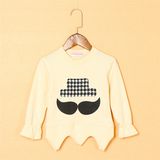 T11510 2015 Autumn Korean Style Soft Kids Girls Pullover Long Sleeve Irregular Hem Shirts Girl Children Shirt for Wholesale