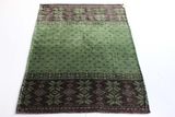 Flannel Fleece Blanket- (green&brown)