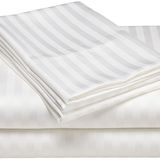 Maco Sateen Hotel Duvet Cover Set in Cotton Plain White (DPF107301)
