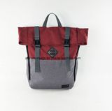 Hot Sale Two Tone Fabric Travel Laptop Sports Backpack