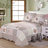 100% Cotton Printing Plaid Four-Piece Bedding Set