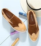 Casual Style Splicing Loafer Shoes for Ladys