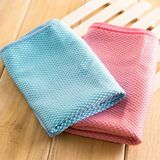 Custom Logo Microfiber Waffle Cleaning Towel