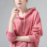 Customized Fleece Women Clothing Drop Shoulder Blank Cotton Hoodie
