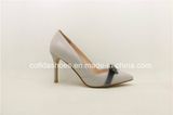 Fashion Sexy Medium High Heel Leather Lady Shoes