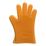 Heart Shape Kitchen Cooking Grilling Heat Resistant Silicone Gloves