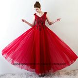Sexy V-Neck A Line Elastic Satin Transparent Wedding Dress
