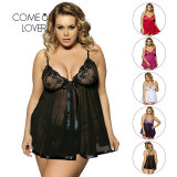 Comeonlover Sexy Clothes Erotic Underwear Women Baby Doll Sexy Lingerie Hot Transparent Plus Size 6XL Lingerie Sleepwear
