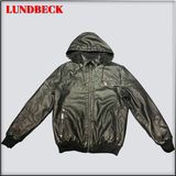 Best Sell Black PU Jacket for Men Winter Wear
