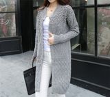 New Design Long Cardigan for Women Winter Sweater Factory