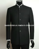 Customer Made Top Quality Fashion Black Chinese Tunic Suits Formal Men's Tuxedo for 2 Pieces-Coat +Pants M-I-C (16)