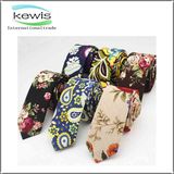 145*5cm Cotton Printed Multi Color Novelty Necktie