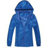 Manufacturer Wholesale Women Waterproof Outdoor Sky Blue Sports Jacket