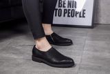 Black Monk Strap Dress Mens Formal Shoes