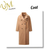 Winter Warm Women Khaki Long Coat Jacket Outer Wear