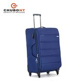 Chubont Brown Color Tsa Lock and Double Zipper Suitcase