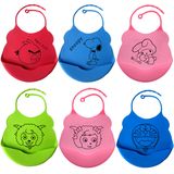 Various Pattern Waterproof Silicone Baby Bibs