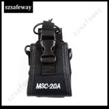Msc-20A Leather Case Pouch for Two Way Radio