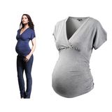 Fashion New Style Elegant Bamboo Cotton Maternity Clothes