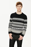 2016new Cotton Striped Pullover Sweater for Men