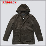 Fashion Hooded Cotton Jacket for Men Outerwear