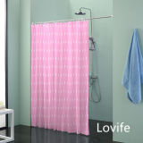 Shower Curtain Bathroom Waterproof Curtain (JG-232)