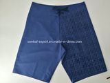 Allover Invisible Printed Microfiber Polyester Twill Flat Elastic Men Board Short