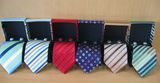 Wide Stripe Design Men's Fashion Woven Silk Neckties