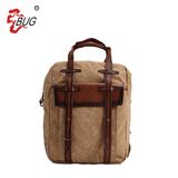 2018 New Arrival Handle Canvas Vintage Look Backpack