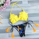 Sexy Bikinis Women Swimsuit High Waisted Bathing Suits Halter Bikini