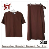 Hot High Quality Set of Skirt Short T-Shirt, Half-Body Dress