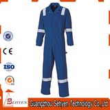 High Visibility Airport Workwear with Reflective Tape Coverall of Cotton