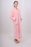 100%Polyster Coral Fleece Printed Women's Bathrobe