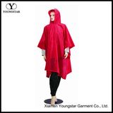 Functional and Economic Waterproof PVC Adult Rain Poncho