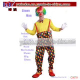 Circus Clown Costume Comedy Clowns Fancy Dress Party Outfit (C5079)