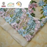 Blue&Pink Flower Delicate Polyster Lace Fabric for Party&Wedding C10011