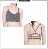 High Quality Women Dri Fit Custom Fabric Sports Bra