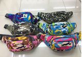 Printed Fancy Sports Waist Bag with Multi-Pockets