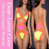 Super Sexy Yellow Bandage Cutout Monokini