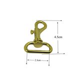 Dog Hook Manufacturer Diecasting Zinc Alloy Metal Snap Hook (2.3*4.5cm)